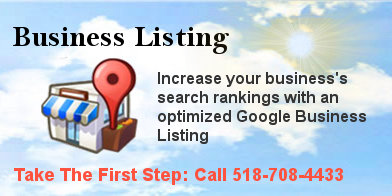 Google business listing marketing slide