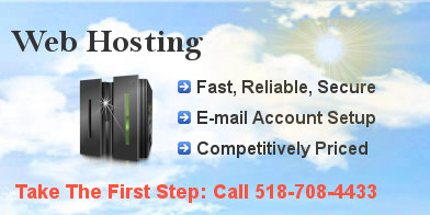 Web hosting marketing slide